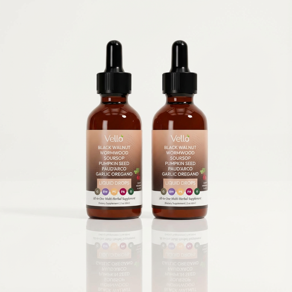 Black Walnut Wormwood Parasite Cleanse (2 Bottles)