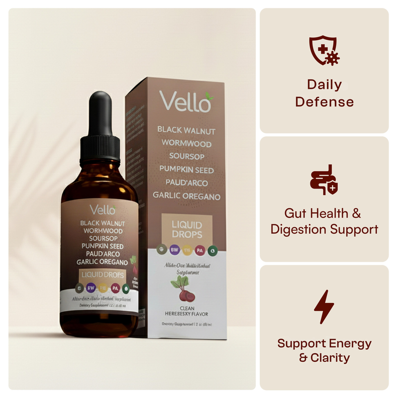 Vello Black Walnut Wormwood Cleanse
