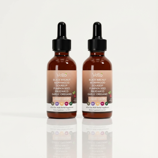 Black Walnut Wormwood Parasite Cleanse (2 Bottles)